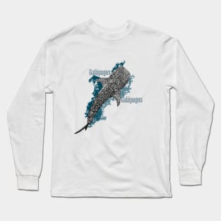 Tiburón Ballena Islas Galápagos Long Sleeve T-Shirt